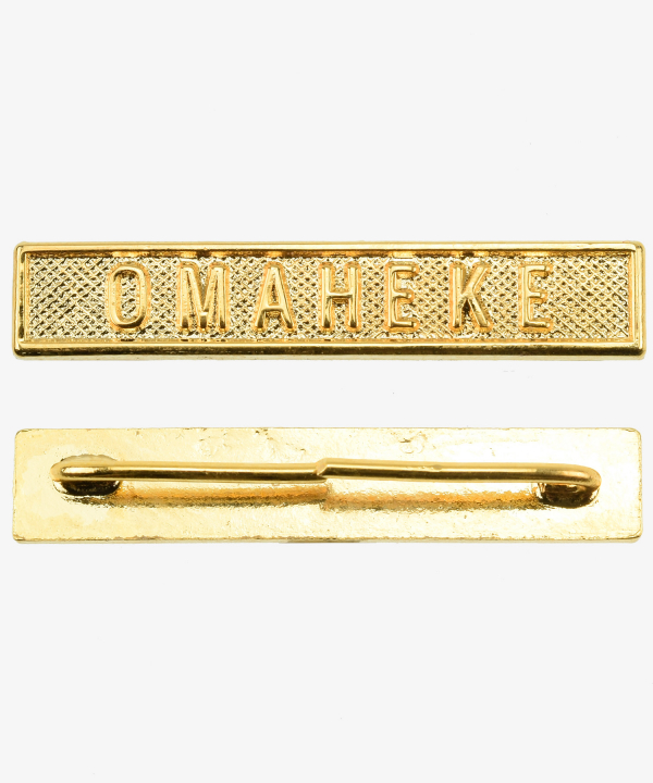 Combat clasp (OMAHEKE) for the South West Africa commemorative coin